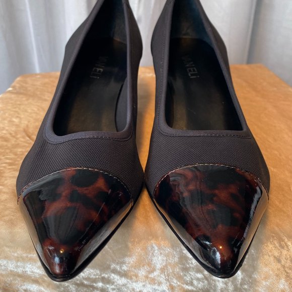 💋 4 FOR $50 / VANELI MESH AND PATENT HEELS (SZ 9N) (NEW) - Picture 8 of 9